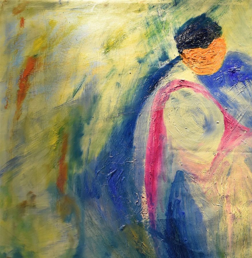 Sacrifice, 100/90 cm, oil on canvas, private collection